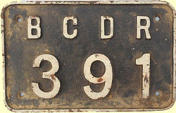 click for 14K .jpg image of BCDR wagon plate