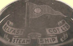 click for 7.5K .jpg image of Belfast Steamship glass engraving