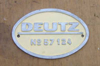 click for 7.3K .jpg image of Deutz plates
