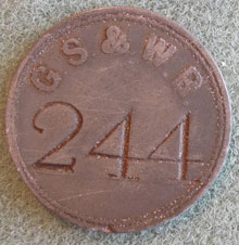 click for 16K .jpg image of GSWR pay token