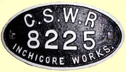 click for 9K .jpg image of GSWR wagon plate