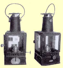 click for 9.3K .jpg image of Letterkenny Railway lamp