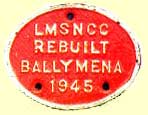 click for 4K .jpg image of Ballymena plate