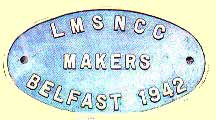 click for 16K .jpg image of NCC makers plate