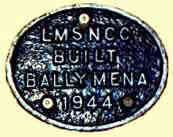 click for 6K .jpg image of NCC Ballymena plate
