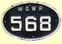 click for 10K .jpg image of MGWR plate