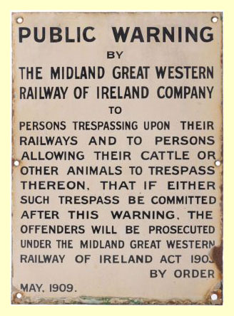 click for 17K .jpg image of MGWR trespass