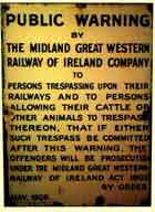 click for 7K .jpg image of MGWR trespass