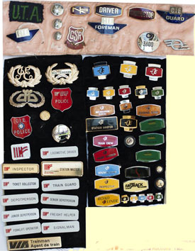 click for 17K .jpg image of modern Irish badges