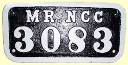 click for 3K .jpg image of MRNCC wagon plate