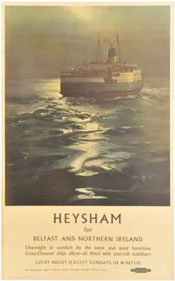 click for 11K .jpg image of BR Heysham poster