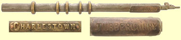 click for 9K .jpg image of 'Charlestown-Tubbercurry' staff with key