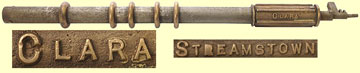 click for 9K .jpg image of a 'Clara-Streamstown' staff