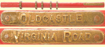 click for 25K .jpg image of a Virginia Rd.-Oldcastle staff
