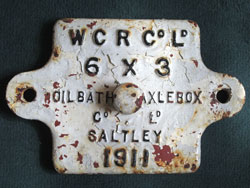click for 17K .jpg image of WCR axle box cover